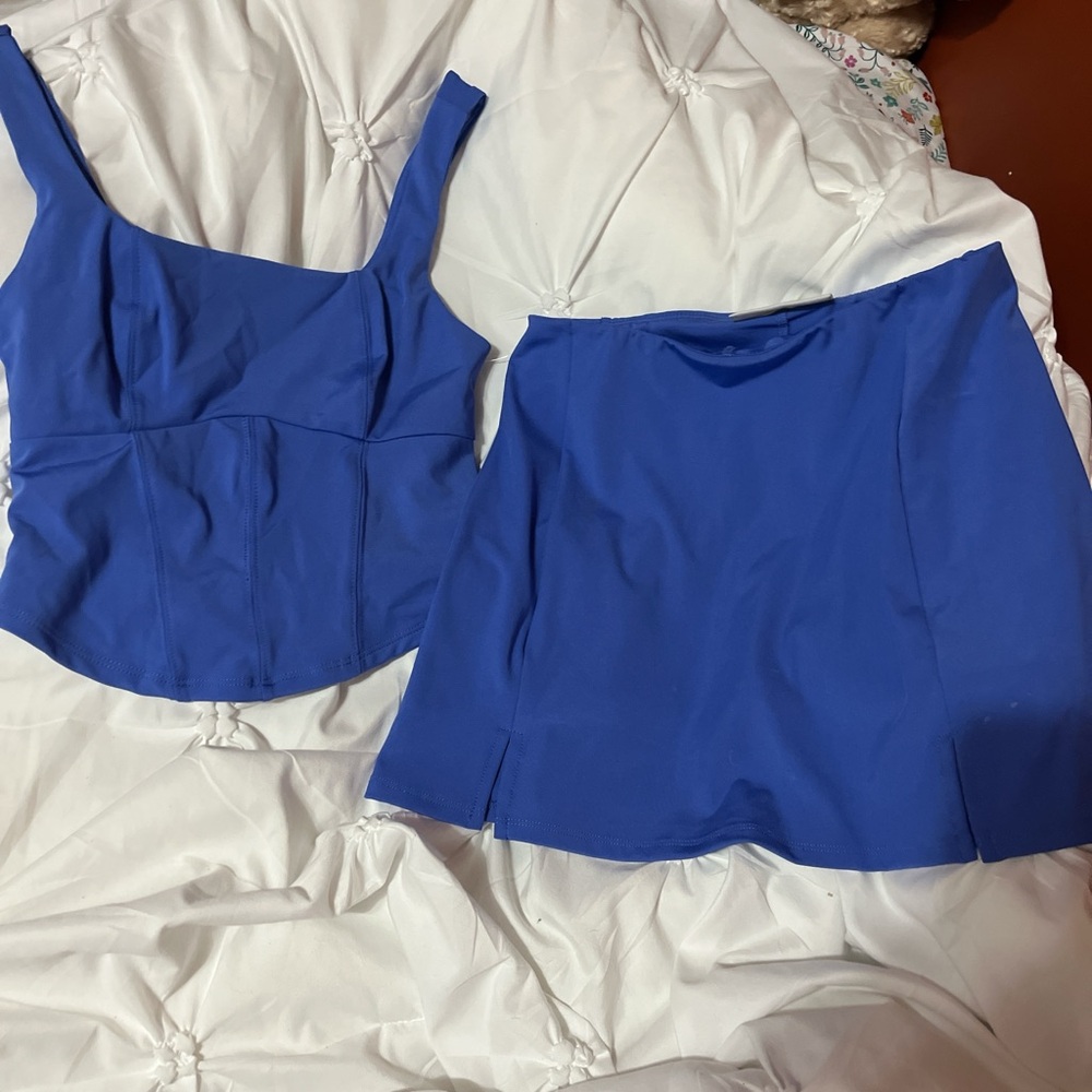 No Boundaries Blue Two-Piece Set